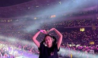 jennie演唱会故意张腿