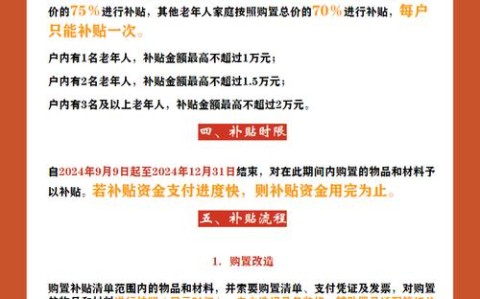 适老化改造（适老化改造补贴）