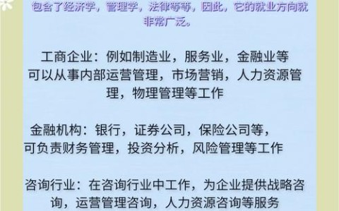 商业管理（学企业管理的就业方向）
