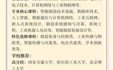 智能制造（智能制造工程属于什么专业大类）