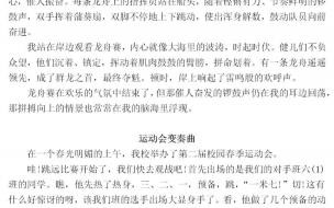 多彩的活动六年级作文450字 六年级上册《多彩的活动》