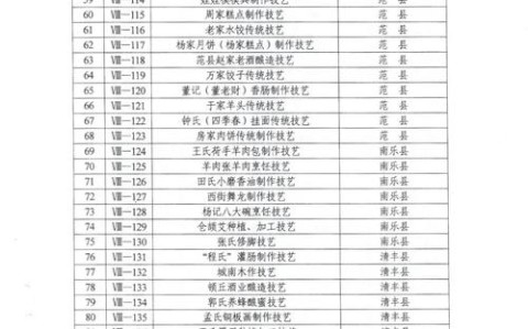 中国非遗名录（中国非遗名录官网）
