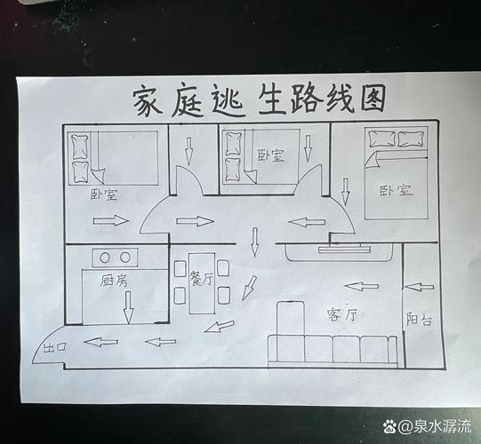 逃生路线（逃生路线图需标明什么）
