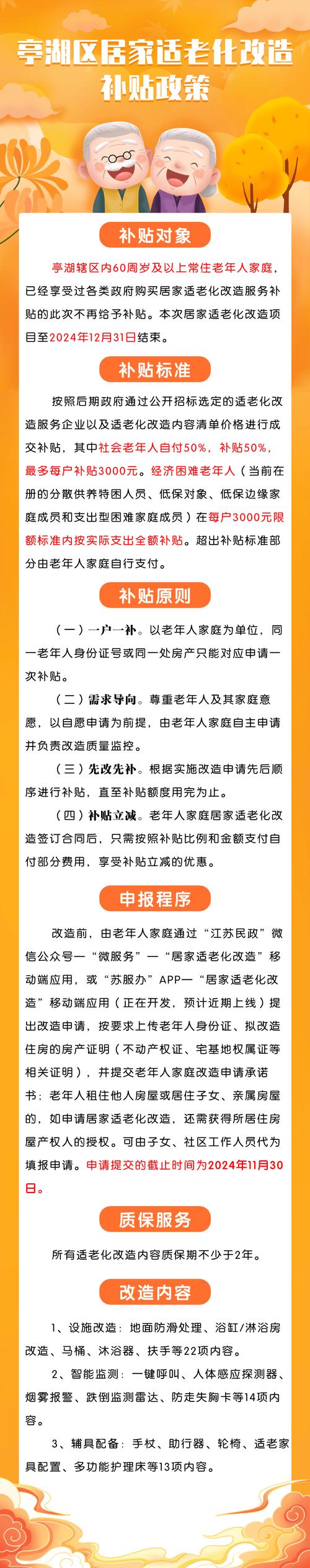 适老化改造（适老化改造补贴）